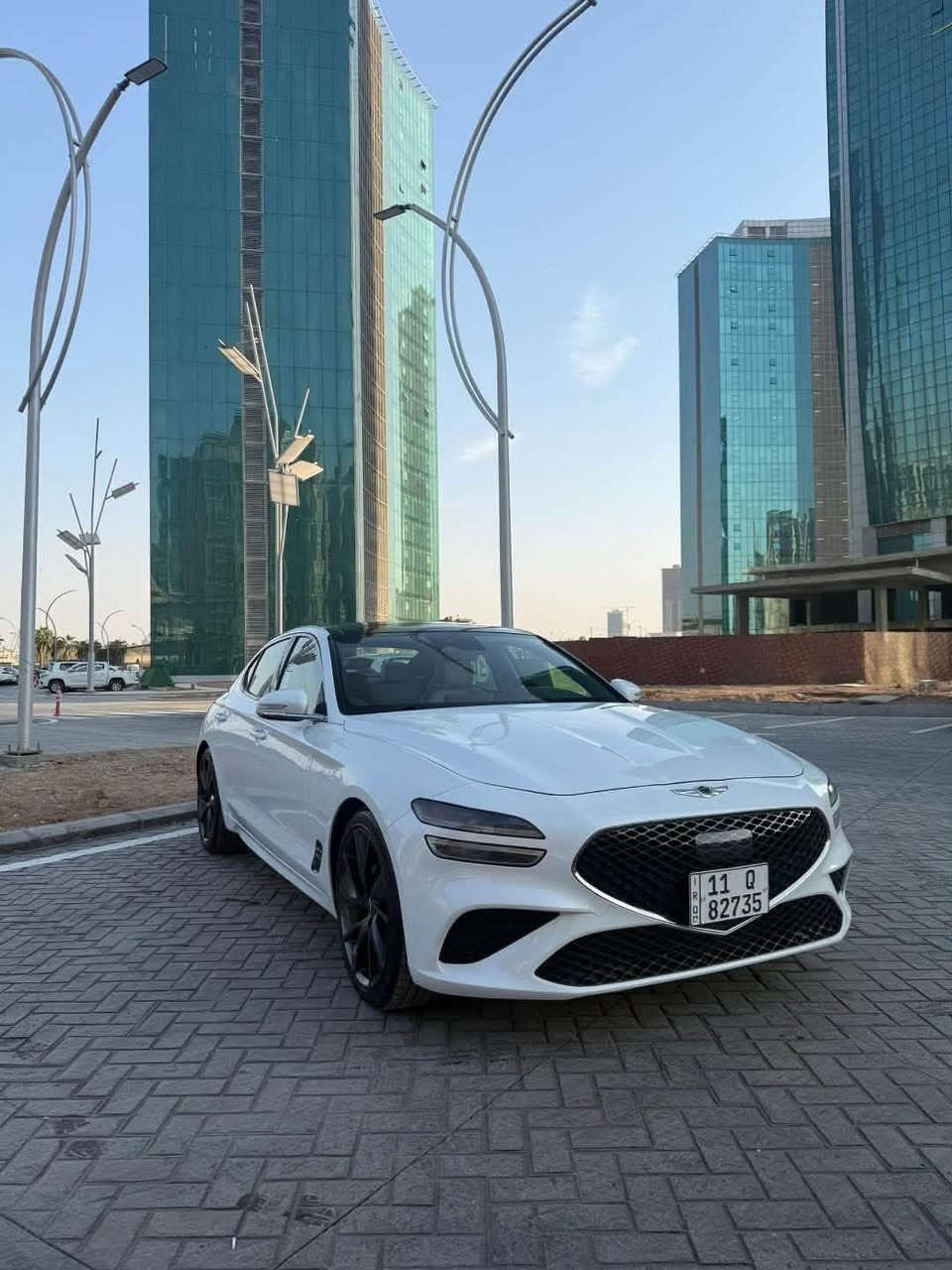 جينسس g70 موديل2023 فول فول مواصفات للاخير دواخل ابيض تبريد ثلج حداديه ٪؜ رقم بغداد بسمي  تخم تاير جديد سياره جداً جداً نضيفه ليأخذها مايصرف عليها ربع حادث فقط صفحه صبغ بدون معجون بدون تعديل بدون ايربالك السعر 200للستفسار ***********
