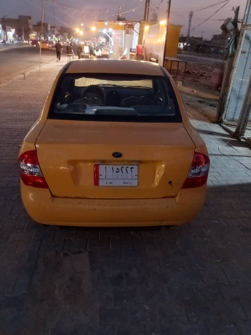 السلام عليكم
طيبة موديل ١٥ سياره جاهزة وحلوه مكينه وكير خير من الله كهربائيات كلهه شغالة حدادية خير من الله تخم تاير نضيف 
الدوس والهلالات الوره معمرات سعرهه ٢٨ 
مكاني الخاجية ***********
