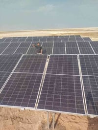 السماوة أبو غار • ٦٠ لوح LONGi ٦١٥ واط • إنفيرتر ٣٧ كيلوواط