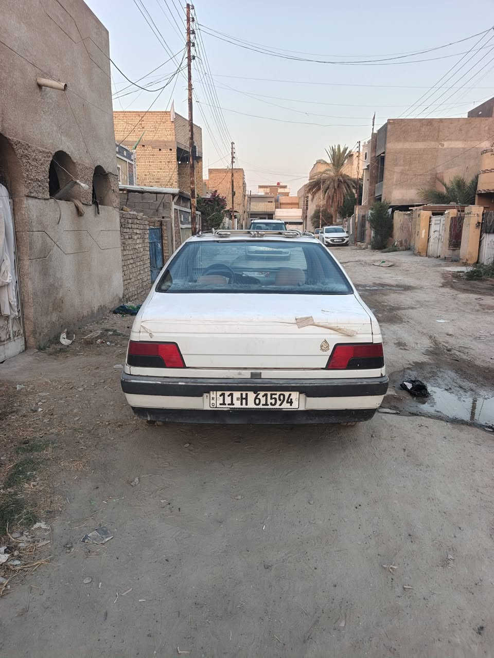 سلام عليكم سيارة بيجو 405 موديل 2009 بيه خيط تبخير وبيه باب مبدله السعر 30 وبيه مجال عنواني بغداد التاجي سبع البور
‏‪***********‬‏
