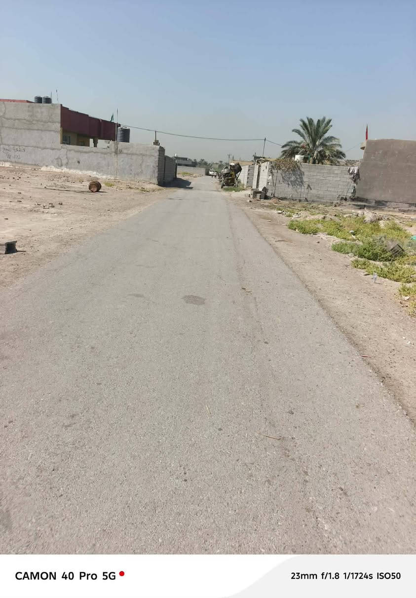 السلام عليكم قطعة ارض للبيع المساحة ٢٠٠ متر الجعارة شارع المنتضر هاذا رقم راعيها***********  وهاذا رقمي *********** اذا اكو اي سؤال اني بالخدمة

نص مكتوب في الصور:
- CAMON 40 Pro 5G 23mm f/1.8 1/1996s ISO50
- CAMON 40 Pro 5G
- 23mm f/1.8 1/1724s ISO50
- CAMON 40 Pro 5G 23mm f/1.8 1/1896s ISO51
- 23mm f/1.8 1/2107s ISO50