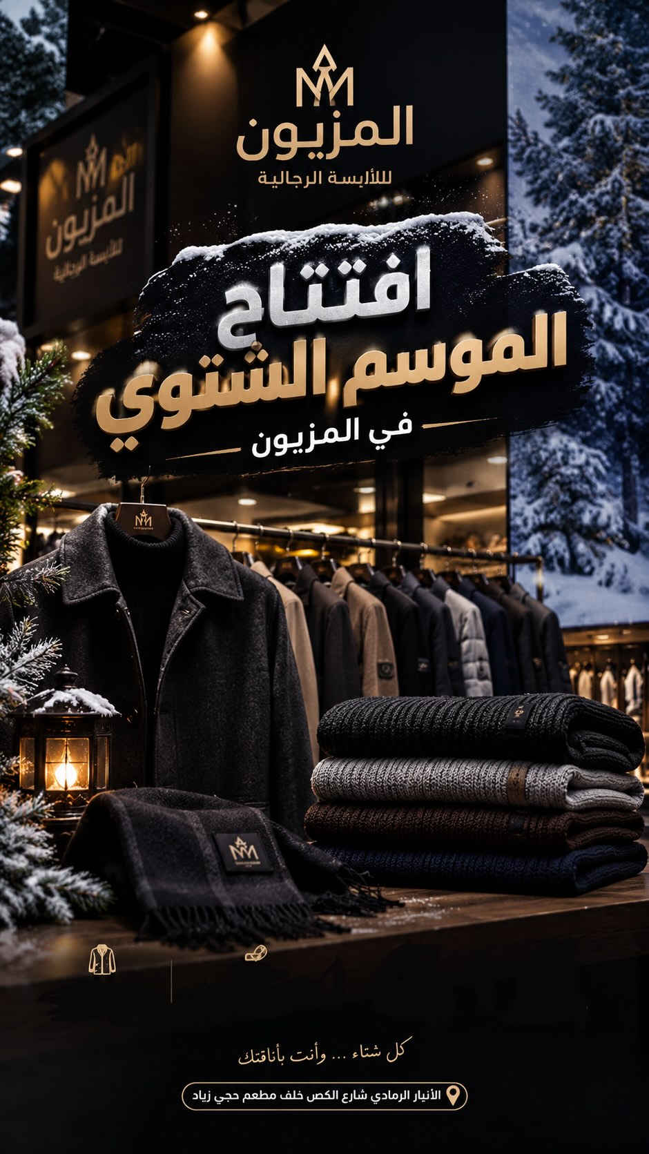 المزيون • ملابس رجالية • شتاء ٢٠٢٧