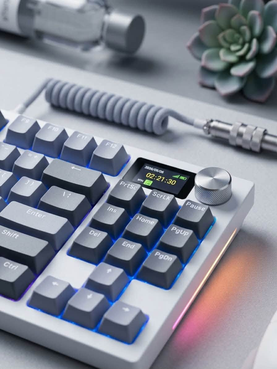 ⌨️🔥 Attack Shark K86 – كيبورد ميكانيكي لاسلكي احترافي 🎮
🌟 أبرز المواصفات:
🔹 تصميم 75% عملي ومضغوط مع 87 مفتاحاً ⌨️
🔹 شاشة TFT ملونة لعرض الوقت والبطارية والرسوم المتحركة 🖥️✨
🔹 مقبض معدني (Knob) للتحكم بالصوت والوسائط 🎛️
🔹 3 أوضاع اتصال:
📡 لاسلكي 2.4GHz
🔵 Bluetooth 5.0
🔌 سلكي USB Type-C
🔹 إضاءة خلفية RGB قابلة للتخصيص 🌈
🔹 تصميم أنيق ومناسب للـ Gaming والعمل والاستخدام اليومي 🎮💻

💥 شاشة TFT + RGB + 3 Modes = كيبورد بمواصفات احترافية!

📲 للطلب والاستفسار عبر واتساب:
***********

🚚 متوفر توصيل إلى كافة محافظات العراق🇮🇶
