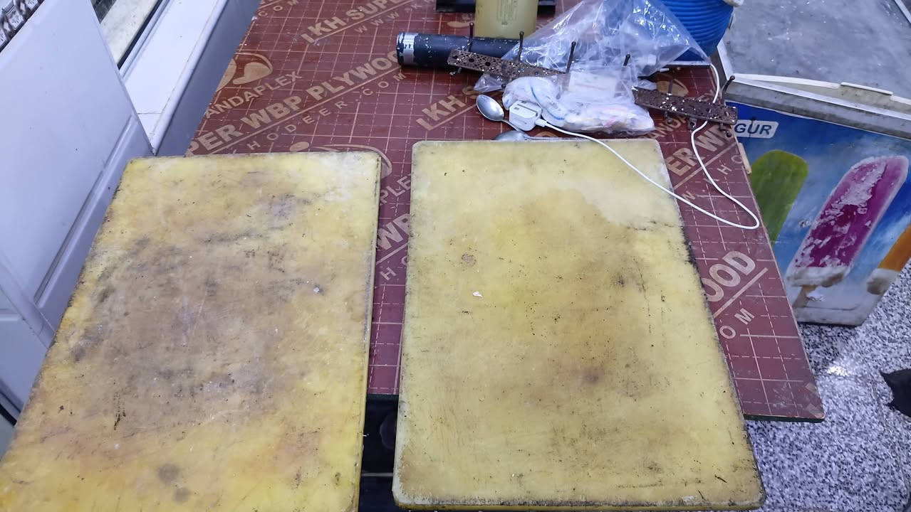 سلام عليكم شباب غراض للبيع ٦ افران عجانة ٧٠ طاولي حديد
١٥ طاولي فافون عرباين عدد٦ مجمدات عدد٢ +براد تختات طباخات     سلاات رفوف ماطور عجانة   سعر خاص  هاتف ***********عنوان بغداد الحسينية المعامل
