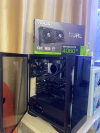 حاسبة للبيع الكارت : RTX 4060 ti المعالج Ryzen 5 7600 الرامات DDR5 16G...
