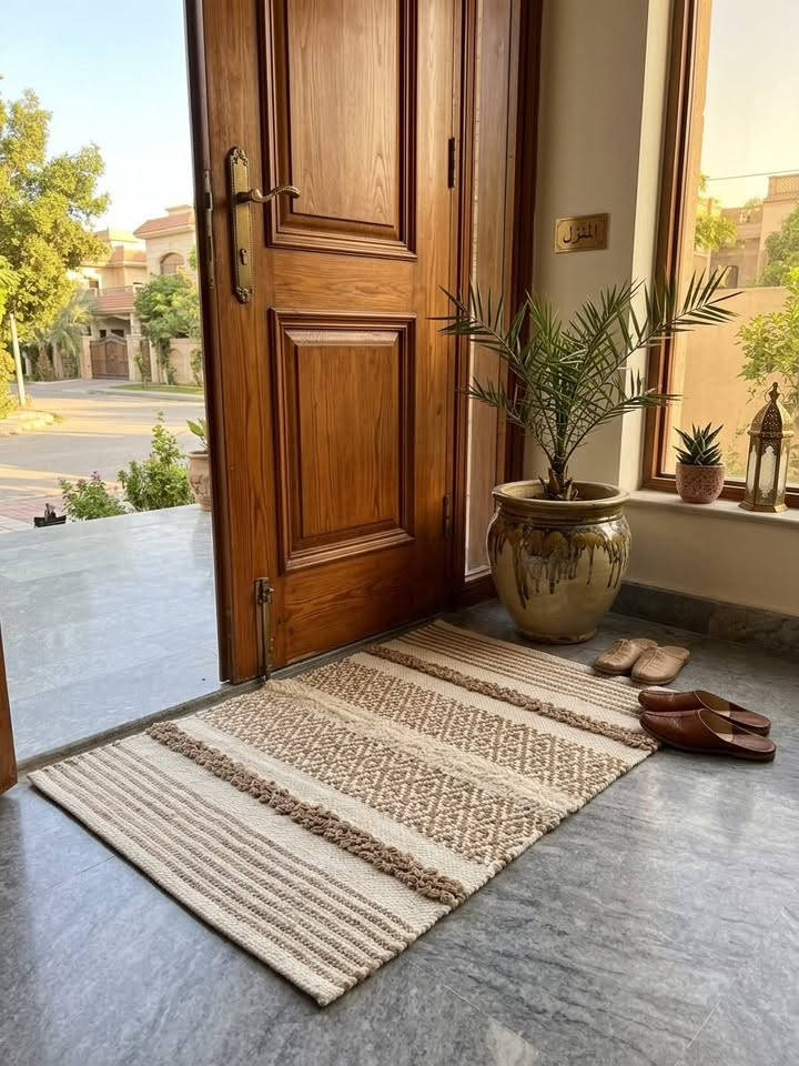 سجاد بوهيمي بنقشات بارزة وألوان ترابية تجنن تعطي دفء وجمالية لكل زاوية.
📌 خامة ثقيلة وراقية بحياكة متقنة.
📌 يرهم ممتاز للممرات، الصالون، أو زاوية الاسترخاء.
📌 ألوان مريحة تنطي اتساع ترتيب للمكان.

📦 متوفر التوصيل لكافة المحافظات.
📥 ارسلي رسالة عبر الواتساب ***********واختاري النقشة اللي تعجبج قبل نفاذ الكمية!"
