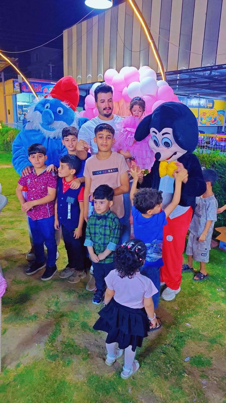 عيد ميلاد وتين في متنزه نيو دي العائلي في الدورة
سعر الحجز والتزيين كامل ب35 الف مع الدمى ودي جي وتصوير للحجز ***********
