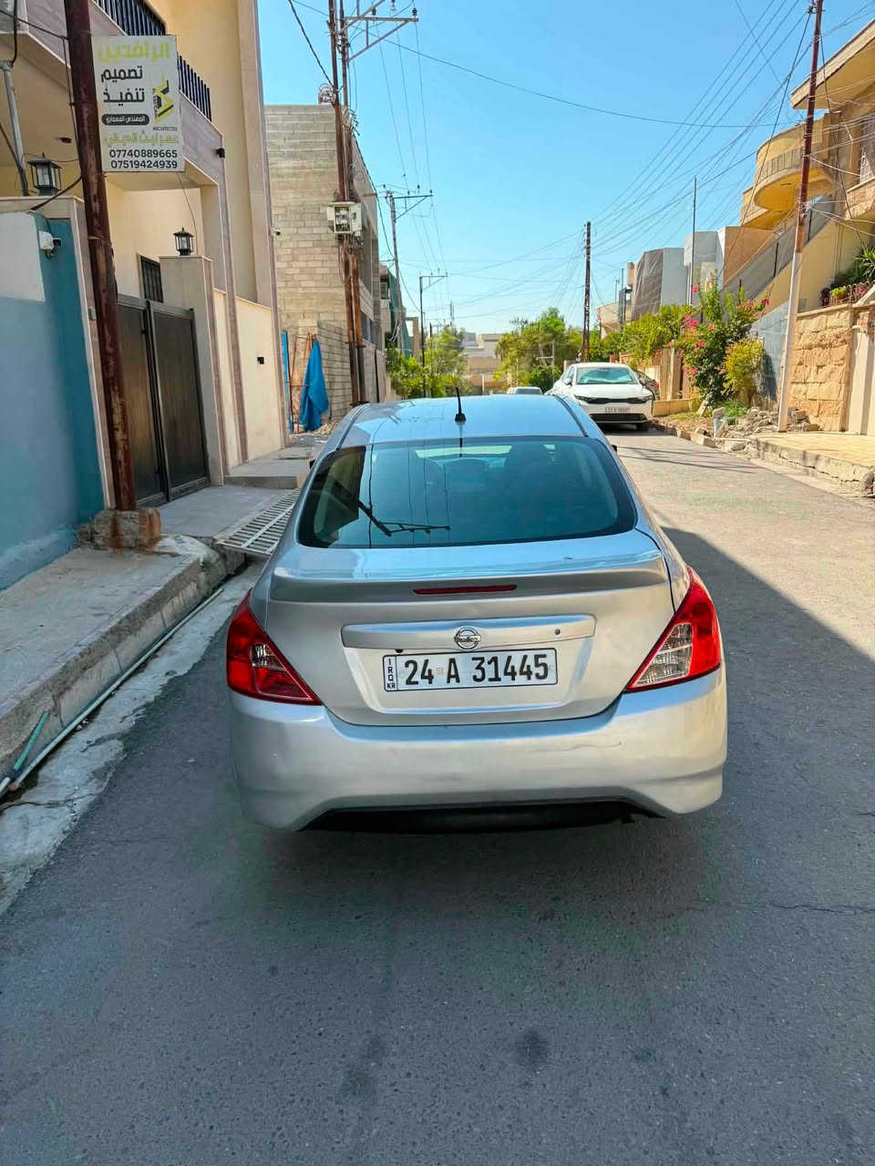 نيسان فيرسا 2017 
رقم دهوك سنويه ورقم وهزه جديد
محرك وكير وتبريد شرط 
طخم جديد وطخم تايرات جديد
شاشه كار بلي وكاميرا 
ضررها جاملغ خلفي وبابين صاير بالدوسه الضرر
وبيها قبغ صندوق بخ صبغ 
السياره بجمها كبس وما بيها دواخل 
سعرها 88 

‭***********‬

