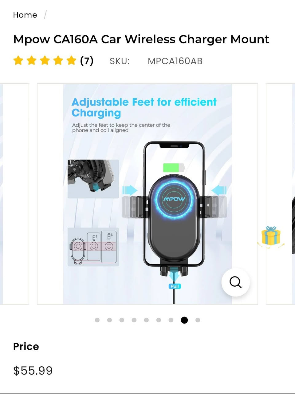 ستاند شحن • MPOW • توصيل
