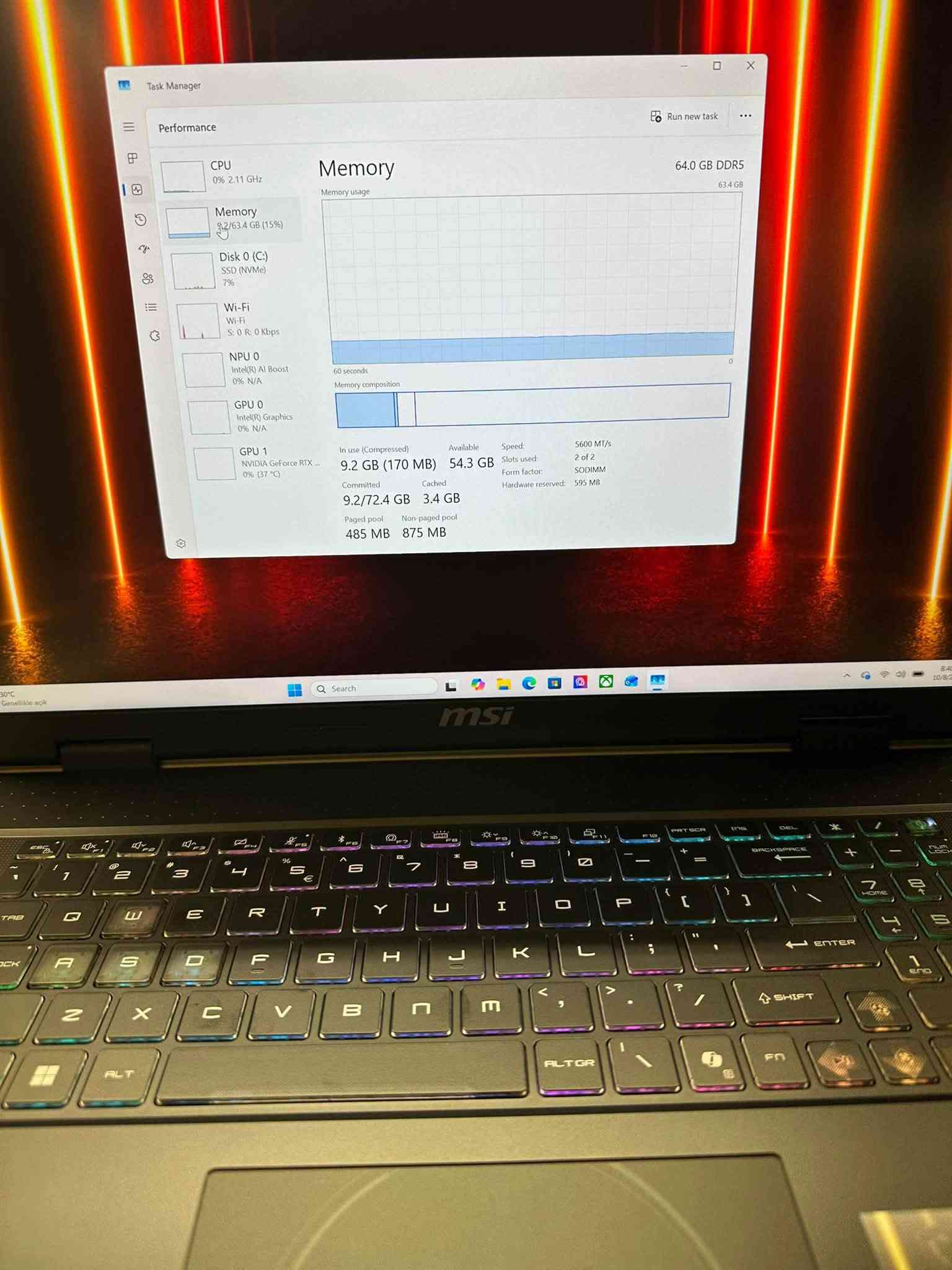 كروسهاير ١٨ • RTX ٥٠٧٠ • ٦٤GB DDR5
