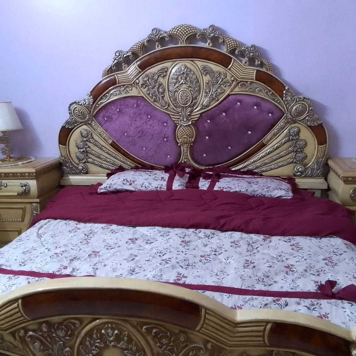غرفه نوم تركي مستعمله نظيفه للبيع مكانه بغداد للاستفسار الاتصال على*********** مكلف بالنشرسعره 450 @
