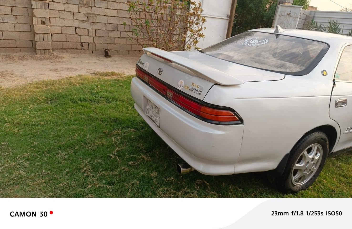 مكلف بل نشر 
للبيع مارك نفخ مديل 1994 سنويه صاقطه  كفاله من الكصه ونقل جثه وأصوليأت رقمه انبار مكينه 2ونص  سعره 50 وبيه مجال مكان السياره نجف مشخاب ناحيه القادسيه لتفاصيل اتصل ***********

نص مكتوب في الصور:
- CAMON 30 23mm f/1.8 1/298s ISO50
- CAMON 30  23mm f/1.8 1/176s ISO50
- CAMON 30
- 23mm f/1.8 1/50s ISO126
- 23mm f/1.8 1/253s ISO50