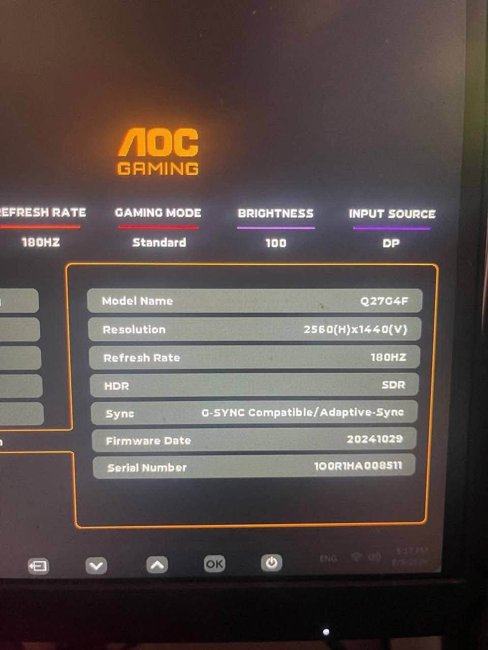 للبيع حاسبة مستعمله للتواصل او الاتصال ***********
السعر مناسب جدا
🖥️ مواصفات الجهاز
CPU: Intel Core i7-13700F Tray
GPU: Gigabyte RTX 5070 Windforce OC 3X 12GB GDDR7
Motherboard: MSI B760M Gaming Plus WiFi DDR5
RAM: Team Group Delta RGB 32GB (2×16GB) DDR5 6000MHz CL30
SSD 1: Lexar NM620 NVMe 2TB Gen 3
SSD 2: ADATA M.2 1TB Gen 4
CPU Cooler: SAMA SM360 PRO 360mm
PSU: FSP 700W 80+ Bronze
Case: Xigmatek Blast 4GF Black
🎮 والملحقات
Monitor: NOV Gaming 2K / 180Hz
Microphone: HyperX
Headset: Fantech
Mouse: Attack Shark X11
Keyboard: Attack Shark X85
Xbox Controllers: عدد 2
UPS: Vicroey Power 3KVA
