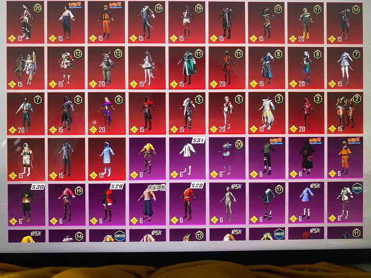 حساب بوبجي البيع مثل مشرفون كلشي موضح بصوره الفل مجموع 52  مستوا 75   سعره 100 وبي مجال مكاني البصره القرنه ***********
