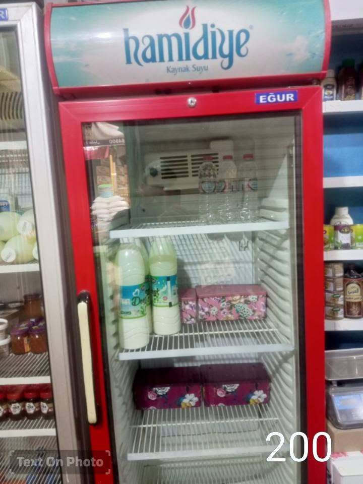 عارضتين • مجمدة بطحية ١٫٥م • ثلاجة صغيرة