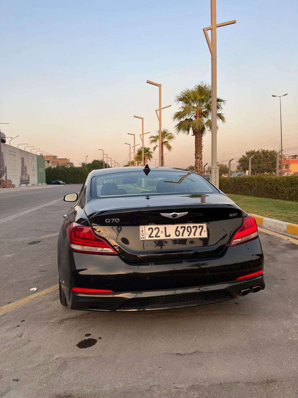 السلام عليكم  
Genesis g70 2019 
السعر المطلوب 16,900$
فل اوبشن برستيج وارد امريكي حادثهة جاملغ خلفي ونص الصندوك وبيهة صبغ  بلجاملغ الامامي بدون حادث 
ماشية ٨٦ الف ميل 
محرك ٤ سلندر 
السيارة بأسمي ورقمهة اربيل 

*********** بغداد, العراق
