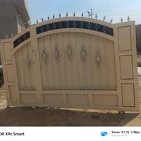 باب سلايت • حديد ثقيل • ٣ متر ونص