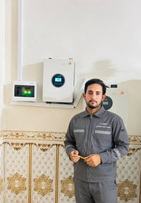 الشرقاط بعاجة • منظومة شمسية • ٥ ألواح ٦٢٠واط