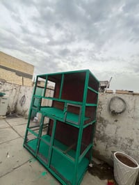 قفص خانتين • ١٥٠×١٢٥×٦٠سم • نظيف
