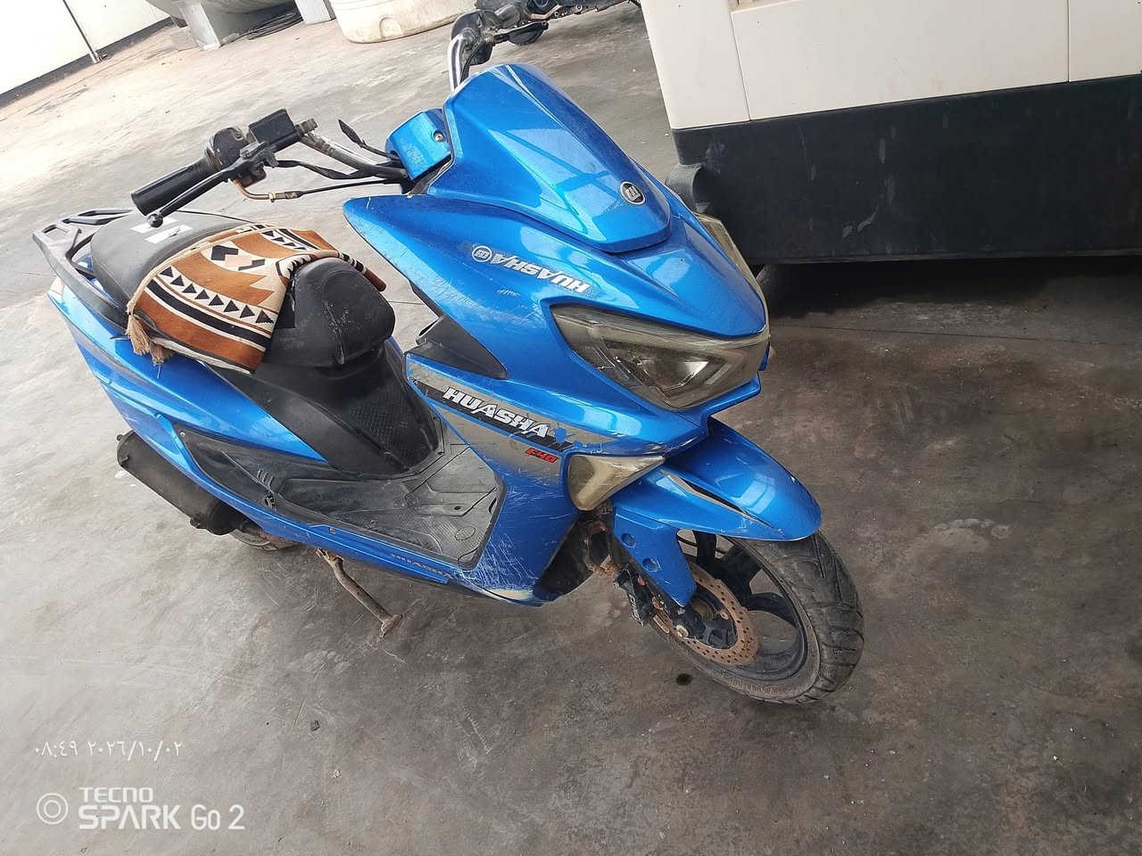 سلام عليكم دراجةللبيع شغالة سلف كهربايات سعر 275 وبية مجال قليل مكاني سدة الهندية ***********

نص مكتوب في الصور:
- ٠٨:٤٩ ٢٠٢٦/١٠/٠٢ TECNO SPARK Go 2