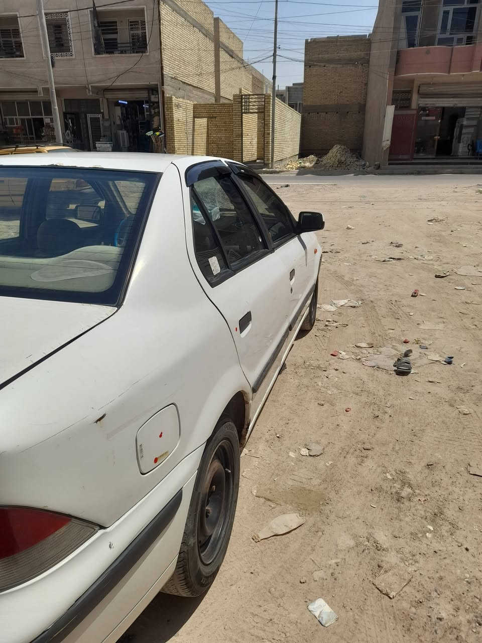 سمند ٢٠١١ بغداد
بيها تبديل سيارة نضيفة 
محرك كير تخم تاير تبريد 
كهربائيات كلها كاملة 
سيارة بسمي تحويل ثاني يوم مكاني بغداد سعرها ٣٨$ 
بيهة مجال قلليل للتواصل اتصل على ***********
