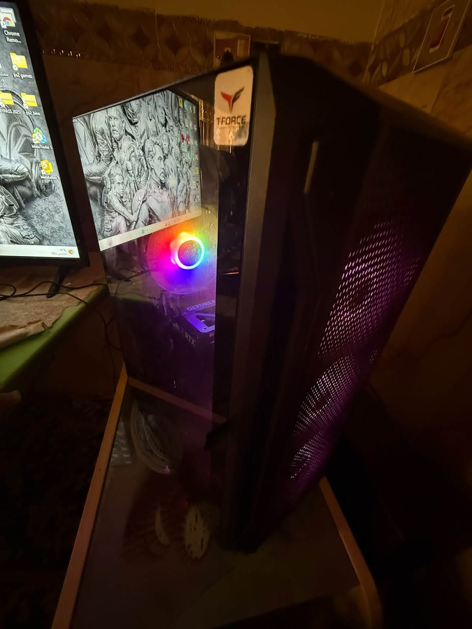 السلام عليكم
كيس اسود بكرت 4060ti ومواصفات وبراندات مرتبة وعاليه كلش وكل الكراتين موجوده و الوصولات هم موجوده وتعبان عليها وجديده واستعمال شهر واحد ومتروكه حاليا  

GUP : NVIDIA GeForce RTX 4060ti 8g
Cpu: core i5- 12400F  
Ram: DDR4 16gb (8x2) T-force rgb
Hard: 2TB NVMe M.2 SSD Lexar NM620 3500MB/s
Psu: XIGMATEK ASGARD M 650w
Cas :T-force MASS 4 fan 

اخوان كل القطع براندات مرتبة وتجميعة مستعمل  استعمال قليل ونظيف جداً السعر مليون 250

‎مكاني بغداد الزعفرانية
 *********** للتواصل
