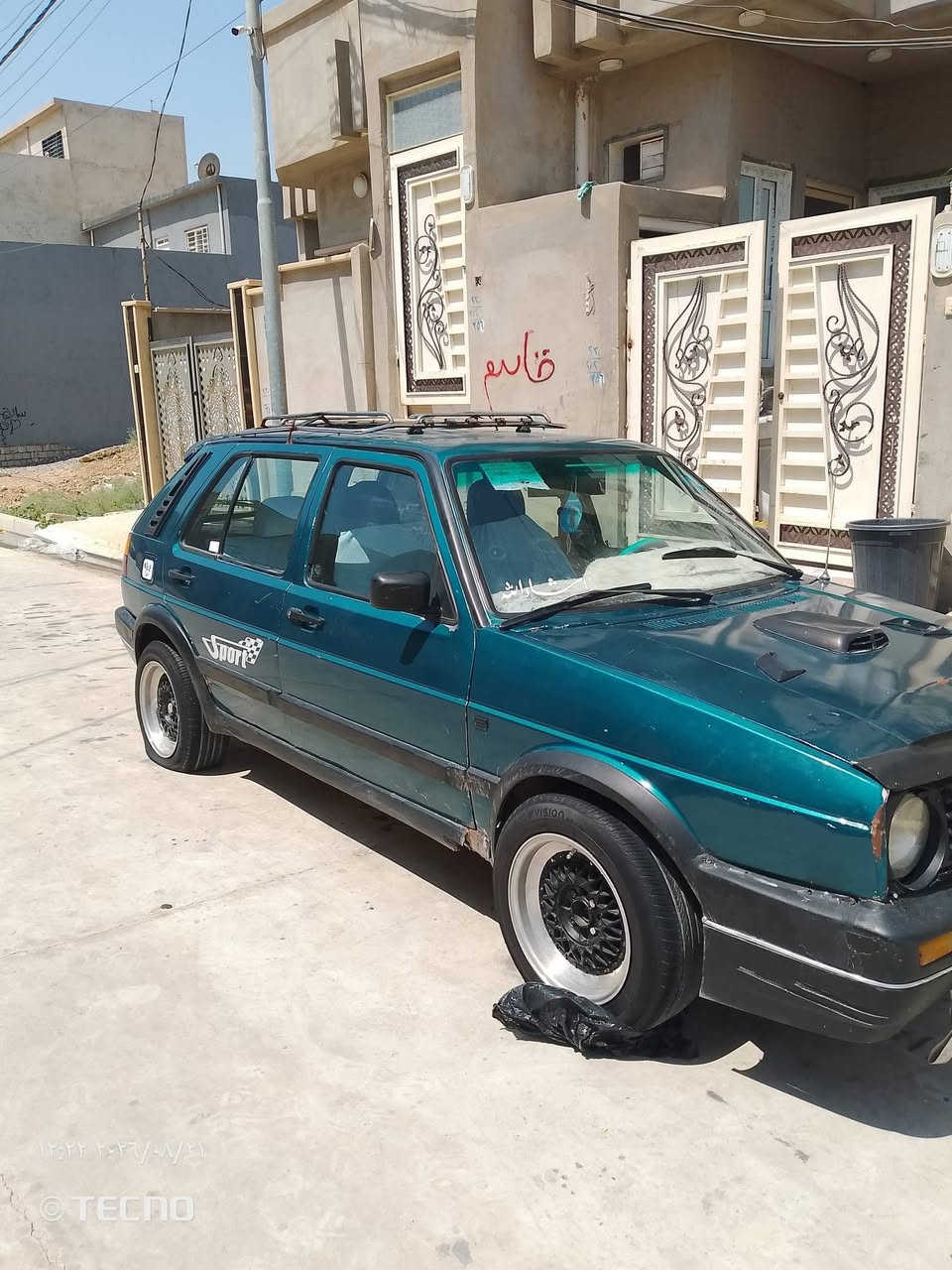 سلام عليكم كولف للبيع رقم انكليزي نينوى طخم تايرات جديد مكينا لا صرف ولا نفخ جديدا باتري جديد صاحبا تحويل فقط العنوان يارمجه الشرقيه ***********
