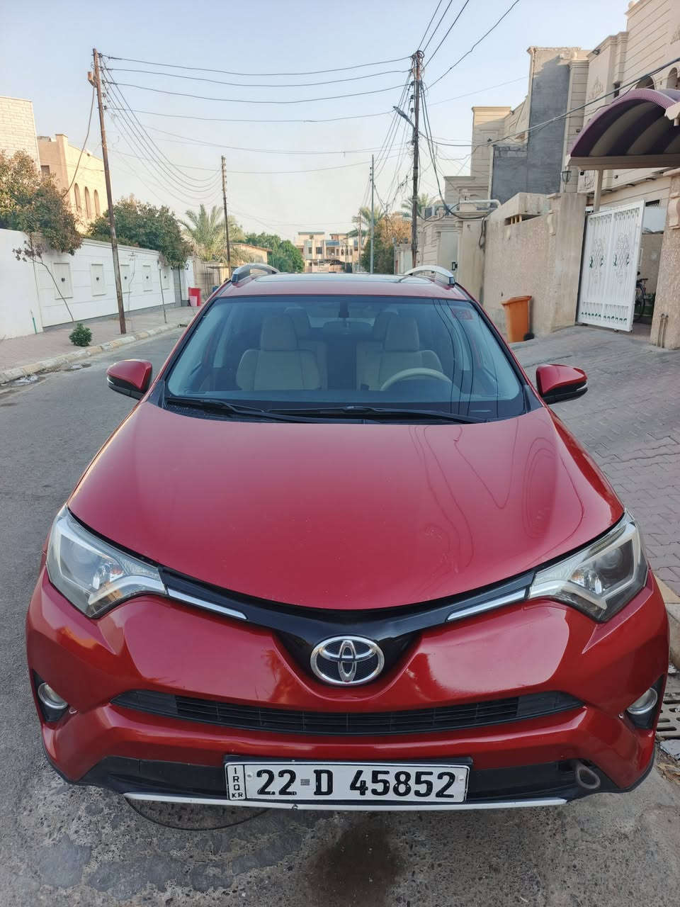 راف فور موديل ٢٠١٦ فول مواصفات عدا البصمه جنطه شفط فتحه كلين ضررها بس دعاميه وبيها بارد بلباب السونار مع الصور رقم اربيل جديد تحويل مباشر سياره جاهزه تخم تاير تبريد ثلج السعر ١٤٣ وبيها مجال *********** و ***********
