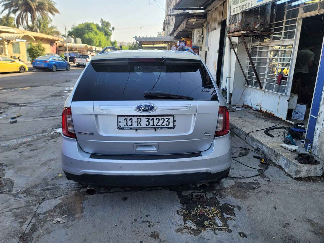 سلام عليكم  سعر مناسب فورد ايدج موديل ١١ بغداد بسمي فور ويل مكفوله من الضربه والصبغ جاهزه مجهزه ترايك وين متريد محتاج ودا ابيع   سعر 80$ 
مبايل ***********
