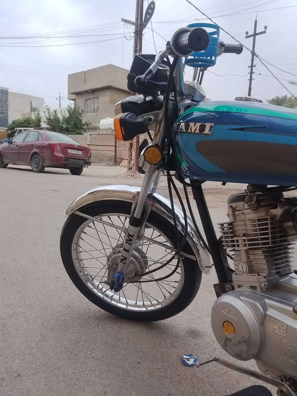 سلام عليكم دراجه نامه موديه 2023 شغاله كلشي مكينه صافيه و ما ناقصه كلشي السعر500الف و بيه مجال الرقم ***********
