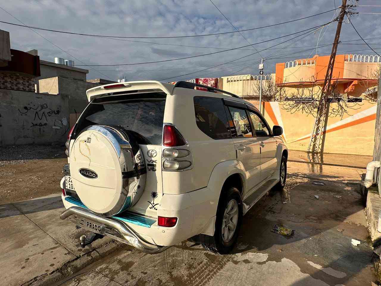 السلام عليكم
تيوتا برادو ٢٠٠٨ خليجي 
مواصفات vx
محرك ٦ سلندر 4000  
تحكم ستيرن  
تبريد ٣ قطع ثلج  
دبل تانكي 
سبير تعليك  
مكفوله   كفاله  تخم تاير جديد تبريد منظومه جديده السياره
منظومه غاز
  بيها مجال
رقم *********** موصل, نينوى
