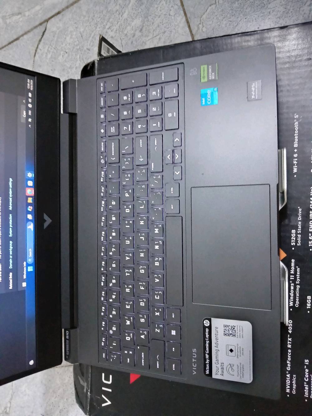 HP Victus 15 • RTX 4050 • ١٦GB رام