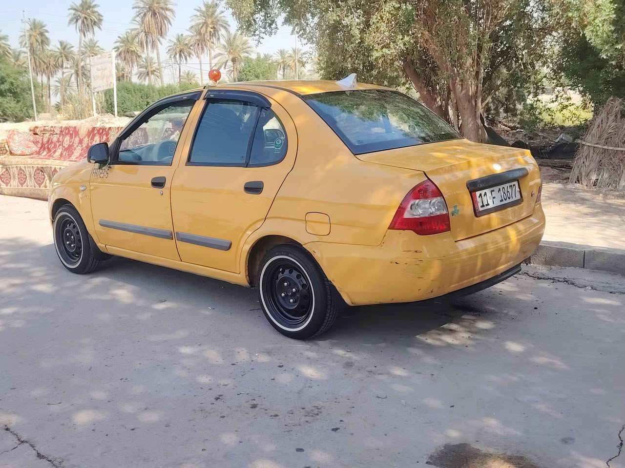 السلام عليكم طيبه موديل 15 جير جديد محرك جديد حداديه جديده تخم تاير مصفره هيئه وغرامات تاخذ جاهز سياره حلوه شوف عينك السعر 35 وبيها مجال المكان طويريج ***********
