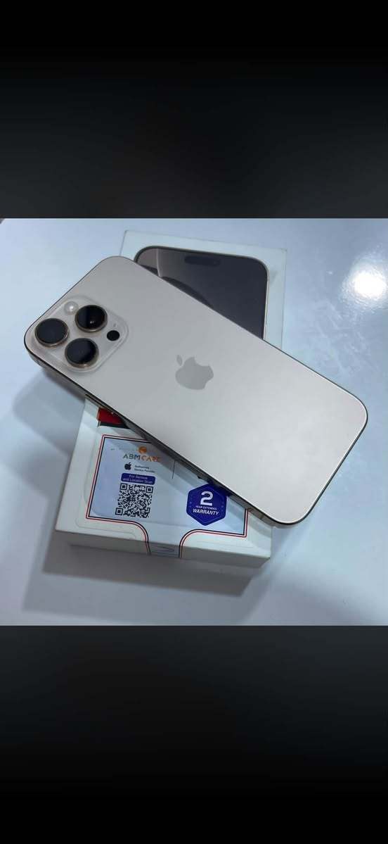 ايفون 16 بروماكس IPhone 16 pro max
السلام عليكم
ايفون 16 بروماكس باللون المرغوب (صحراوي) 

‼️ نسخة شرق اوسط
 بطارية 🔋 %97
مكففففففووووول من اي شخط واي تبديل واي تصليح كفالة عامة نظافة 1000% شرط الفحص

⚠️ بالإضافة الجهاز عليه لاصق حماية للظهر + عدسات حماية + حماية للسماعات + حماية للشاشة , بالإضافة وياه 5 حافظات + الكارتونة مالته + كيبل الشاحن ما مفتوح

السعر 💵 1400 قفل اخوان

العنوان: البصرة - الجمعيات
للتواصل خاص او على الرقم واتساب ***********
