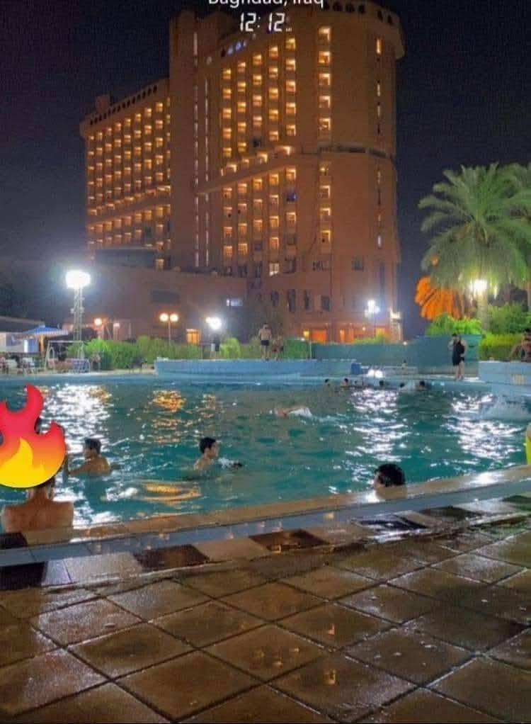 📢 #انتباه تجمعنا  في مسبح المنصور ميليا
گروب العراق يجمعنا الرسمي ♾️🦅
🗓 الموعد: يوم السبت المصادف  8/8 
📍 المكان: بغداد - منطقة الصالحية - مسبح المنصور ميليا المختلط (شباب وبنات واطفال)
⏰ الوقت: من الساعة 8 مساءاً الى 3 صباحاً
💰 الاسعار:
النساء مجاناً
الاطفال 5 الاف
الشباب 15 الف
الدعوة عامة للجميع
⚠️ ملاحظات مهمة جداً:
يمنع دخول الاراكيل والطعام والحلويات والمشروبات الغازية
ويمنع منعاً باتاً افتعال اي مشكلة داخل المسبح
احنا رايحين نغير جو بدون هاي السوالف التعبانة

بالاتفاق مع أمن المسبح والحماية للجميع .. تسوي مشكلة كبل الله وياك لهلك.
@إشارة 

✅ يوجد كافتيريا داخل المسبح بيها كل انواع الاراكيل والطعام والعصائر

عزيزي من توصل للمسبح راح تلكه كروبنا موجود .. من تكص بطاقة كول احنا من كروب ابو سلطان حتى يوجهك للمكان الخاص بينا

للحجز والاستفسار: ابو سلطان - ***********
***********
#منو_راح_نشوفه
