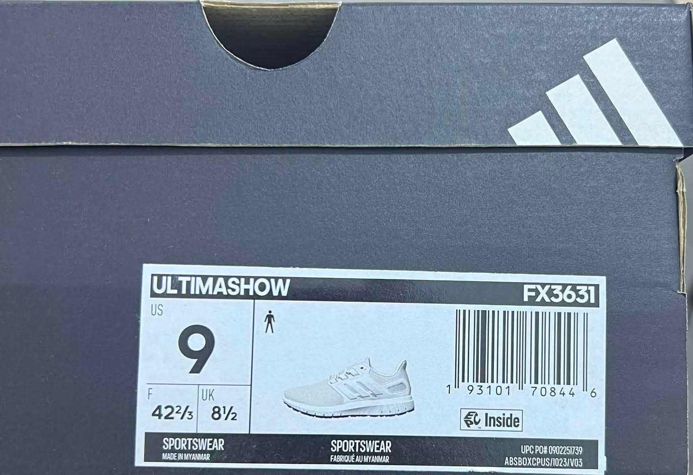 � للبيع – Adidas Ultimashow 🔥

👟 أصلي 100% وكالة
📦 جديد بالكارتون
🎨 اللون: كحلي مع أبيض
📏 المقاس: 42 

✅ مريح جدًا بفضل تقنية Cloudfoam
✅ مناسب للمشي والاستخدام اليومي
✅ تصميم أنيق وخفيف

💰 السعر: 150 ألف دينار عراقي

📩 للاستفسار خاص او واتس اب
***********
