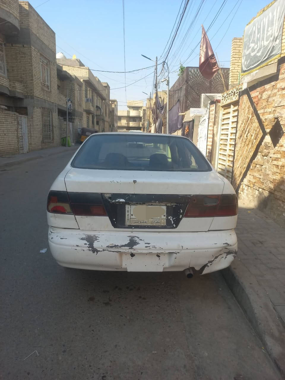 السلام عليكم نيسان سني للبيع موديل 95 كير اوتماتيك رقم بغداد طرف ثالث مكاني بغداد السعر 15 وبيها مجال رقم الهاتف ***********

