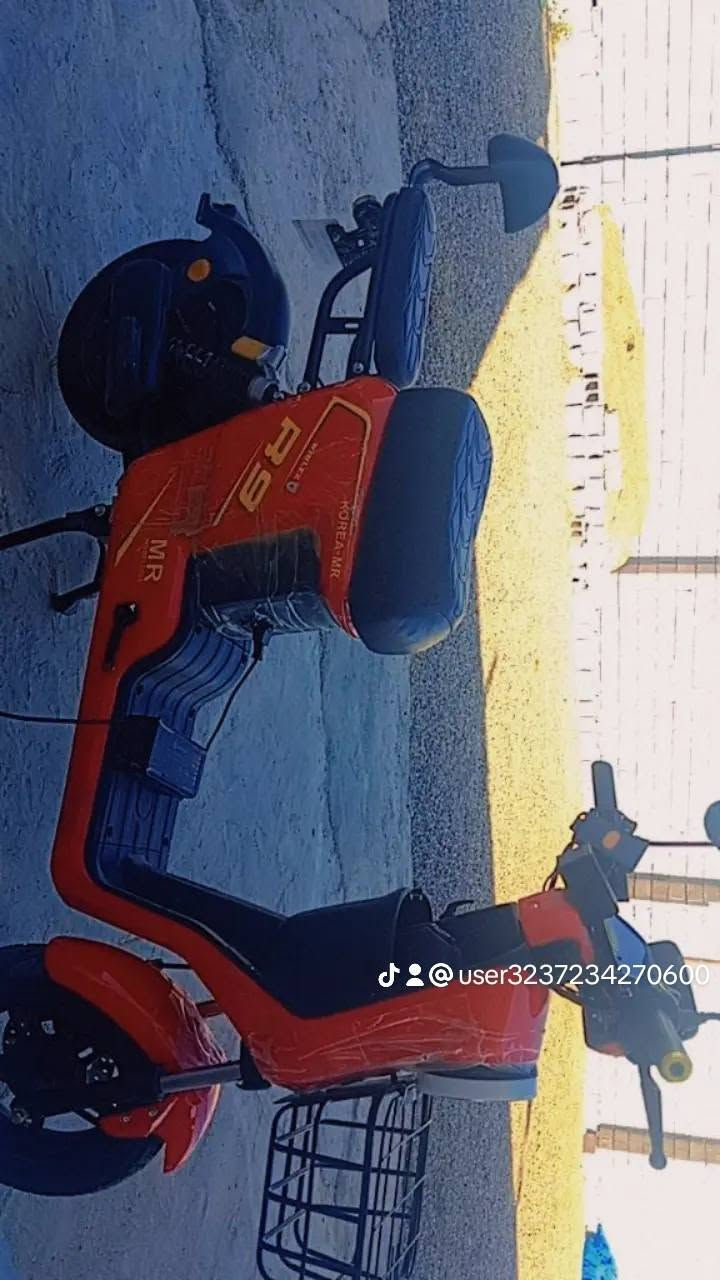 دراجة شحن • نضيفه • ٥ بطاري
