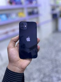 أيفون ١٢ عادي ذاكرة ٦٤ بطارية ٨٧ نضافته ٨٥ /١٠٠ جهاز كله شغال كامل مكم...