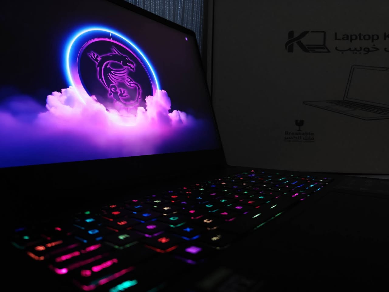 🔥 MSI Stealth GS66 – وحوش الأداء، الألعاب، والتصميم الاحترافي! 🔥
💻 المواصفات التقنية:

​🧠 المعالج (CPU): Intel® Core™ i7-12700H (الجيل الثاني عشر، 14 نواة، سرعة تصل إلى 4.70 GHz لأداء خارق)

​🎮 كرت الشاشة (GPU): NVIDIA® GeForce RTX™ 3070 Ti (بسعة 8GB GDDR6، أداء جبار للألعاب الثقيلة وبرامج المونتاج)

​⚡ الرام (RAM): 16GB DDR5 (سرعة فائقة جداً لتعدد المهام بسلاسة تامة)

​💾 التخزين (Storage): 512GB NVMe PCIe SSD (سرعة فائقة في الإقلاع ونقل الملفات)

​🖥️ الشاشة (Display): 15.6 بوصة FHD (1920 × 1080) IPS-Level بتردد خيالي 240Hz (سلاسة مطلقة وحركة فائقة النعومة في الألعاب) 

​⌨️ الكيبورد: Per-Key RGB Gaming Keyboard من SteelSeries (إضاءة مخصصة لكل مفتاح)

​🛠️ التصميم الهيكل: هيكل معدني أنيق ومتين من الألومنيوم الخفيف

​✨ حالة الجهاز: جهاز بحالة الزيروو نظيف جداً وبحالة ممتازة (بەکارهاتووی خاوێن و بێ کێشە) مناسب للألعاب القوية والمونتاج والهندسة.

​📞 للتواصل (واتساب أو اتصال): ***********

📍 العنوان: كركوك – بنجا علي (کەرکوک – پەنجا عەلی)

🏢 شركة خوبيب للابتوبات (Laptop Khubaib
