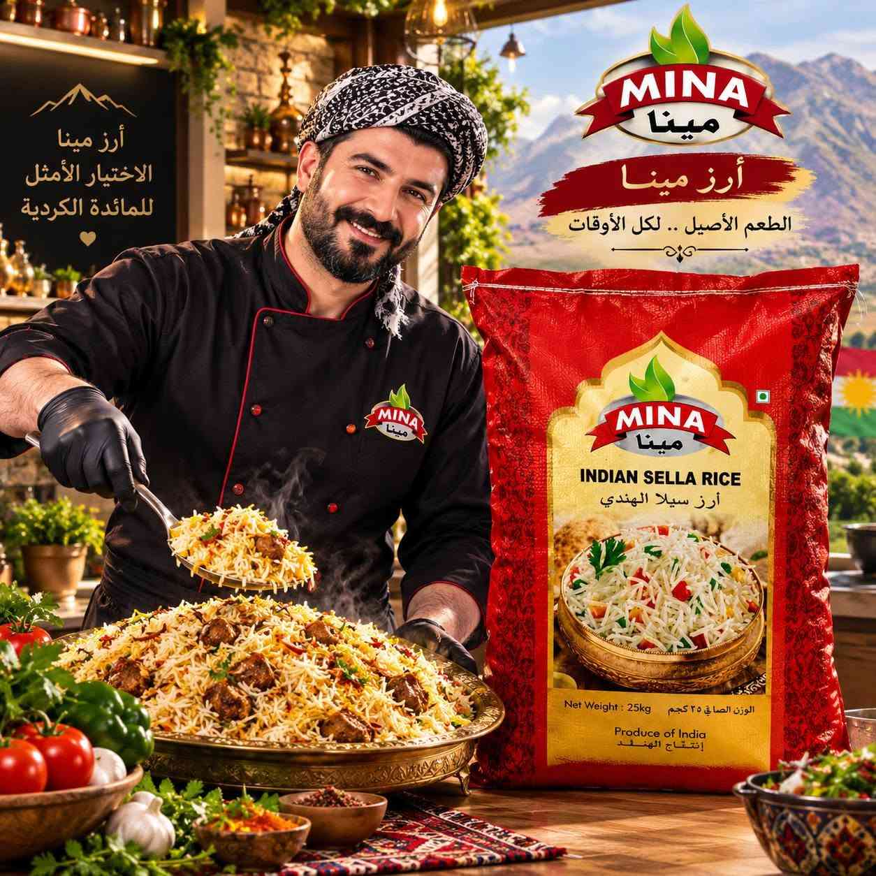 رز العقاب • رز مينا • أرز هندي