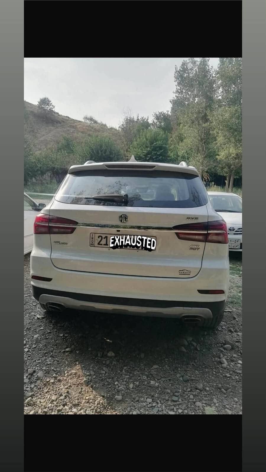 ئێم جی RX5 مۆدیل 2022 
تەنها 44 هەزار کیلۆمەتر ڕۆشتووە 
لەسەر دەقی شەریکەیە ماوەتەوە 
سفری شەریکە یەك دەستە
دەعامی بۆ دەعامی بەشەرت 
بێ بۆیاخە بێ تعدیل بێ سارد 
قەپات مواسەفات 
مەکینەی 2.0 تۆربۆ 
دەبڵ ئەکسل 
بەسمەیە 
شاشە و کامێرا 360
کوشن کارەبای 
4 جام ئۆتۆ
پانۆراما 
سەنەوی تازەیە 
تحویل و غەرامە گير مه كينه بەشەرت 
هیچ مەسرفێکی تێدا نییە*********** السليمانية, العراق

نص مكتوب في الصور:
- EXHAUSTED