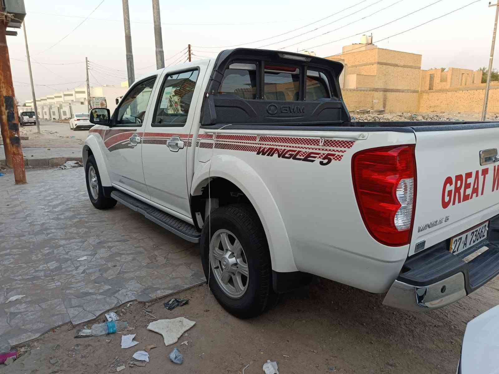گريت وول  موديل 2025 ماشيه 5 الف 
محرك متسوبيشي 2400 بنزين و گير ZF.
1-كشنات جلد -كشن السائق كهرباء
2- شاشة +شاشة اعطال
3-كامرة خلفية + امامية + داش كام
4-حساسات خلفية
5- بلوجكترات تفاعلية مع فرة الستيرن والاشارة
6- ABS , ESP
7- ويل كب عدد 5 + اربع دسكات
8- مرايا كهربائية + اشارة بالمري٠
9- سنتر لوك
10- جام اربع كهرباء
11- اوتو هولد (السيارة تبقى ثابتة بمكانها من تشيل رجلك من الكلچ ثواني حتى ما تسرح السيارة تنطيك وقت حتى تحرك اذا واكف ع صعدة مثل جسر او ماشابه 
تبريد ثلج + تدفئة
السيارة كفالة عامة ونظيفة جدا رقم ذي قارتحويل 
 السياره بحاله الزيرو 

مكان الناصريه

للتواصل الاتصال على الرقم التالي
***********
***********
