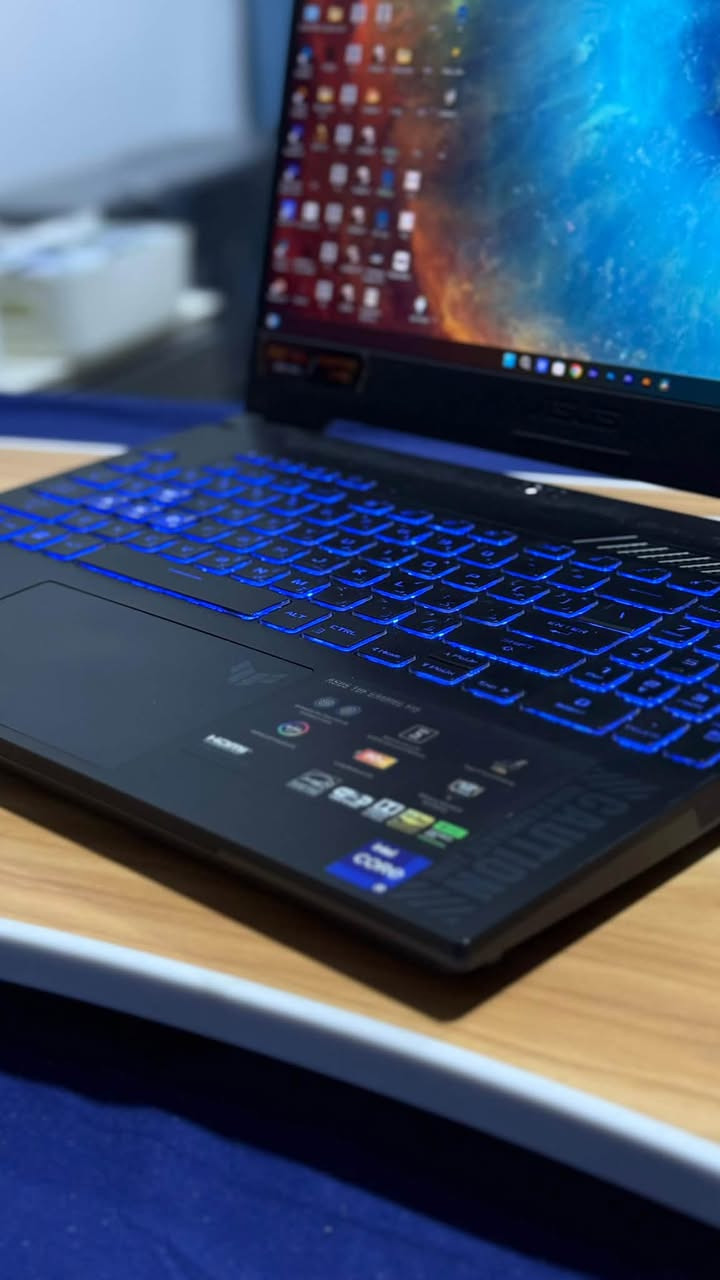 اذا شراي ادخلي واتساب وما نختلف ***********
ASUS TUF Gaming F15

CPU - Core i9-13900H -13th Gen- 14 Cores, 20 Threads, 24M Cache, up to 5.4 GHz,
RAM - 32GB DDR4 3200Mhz, (16*2) Upgrade RAM
STORAGE - 1TB + 512GB SSD NVMe M.2 PCIe Gen4
GPU - NVIDIA Geforce RTX 4060 8GB GDDR6 140W
Display - 15.6 FHD (1920 x 1080) sRGB:100%, Adobe:75.35% 144Hz IPS
