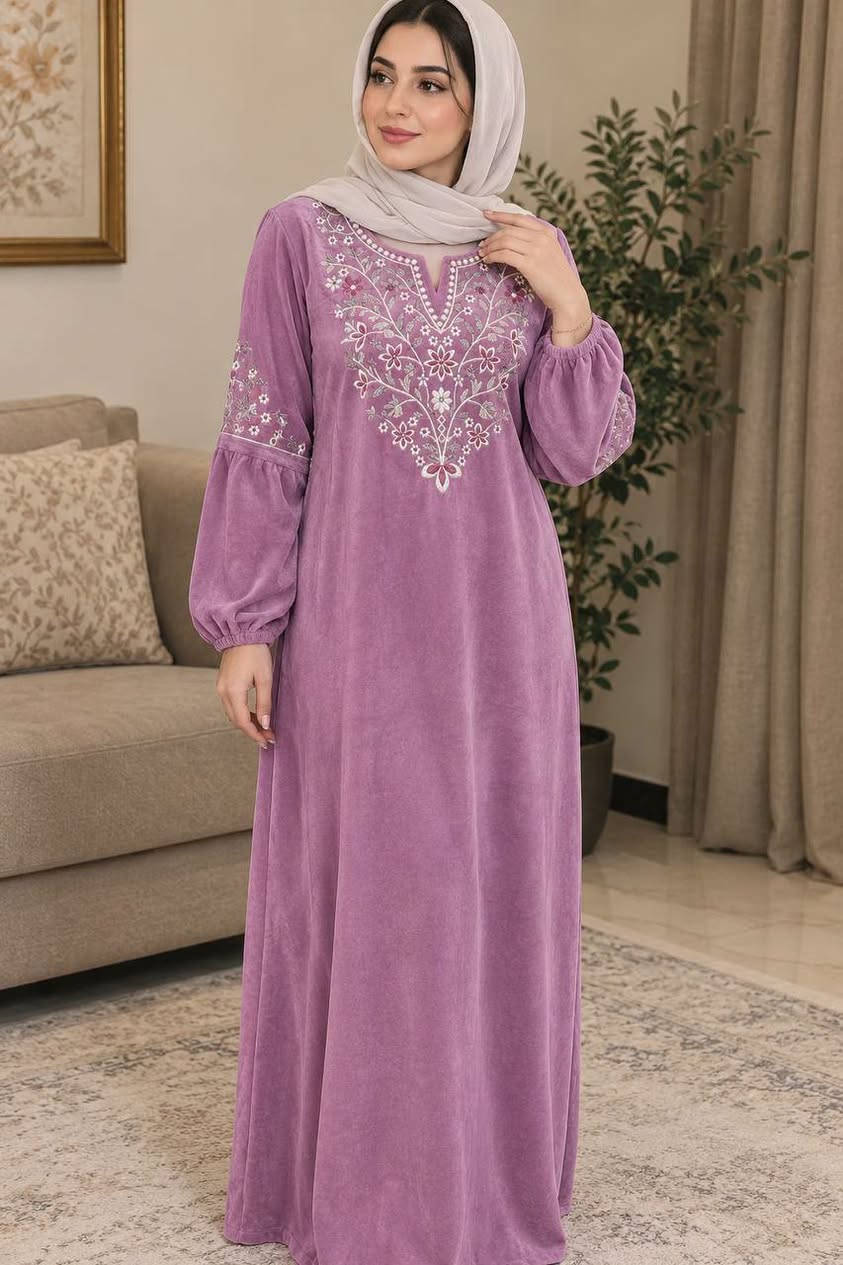 دشداشة نسائية • خامة قديفة • XL XXL 3XL