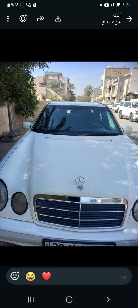 مرسيدس نظيفه جدا استخدام شخصي خصوصي رقم انكليزي شمالي بأسمي جاهزه من كل شئ.احتاج مراوس بفتون نظيفه...واتساب *********** بغداد, العراق

نص مكتوب في الصور:
- أنت
- قبل 9 دقائق
- %89 أ أنت قبل ٨ دقائق → ر
- قبل 7 دقائق
- قبل ٨ دقائق
- رد
- أنت قبل ٨ دقائق