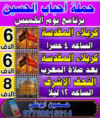 حملة أحباب الحسين • كربلاء • النجف