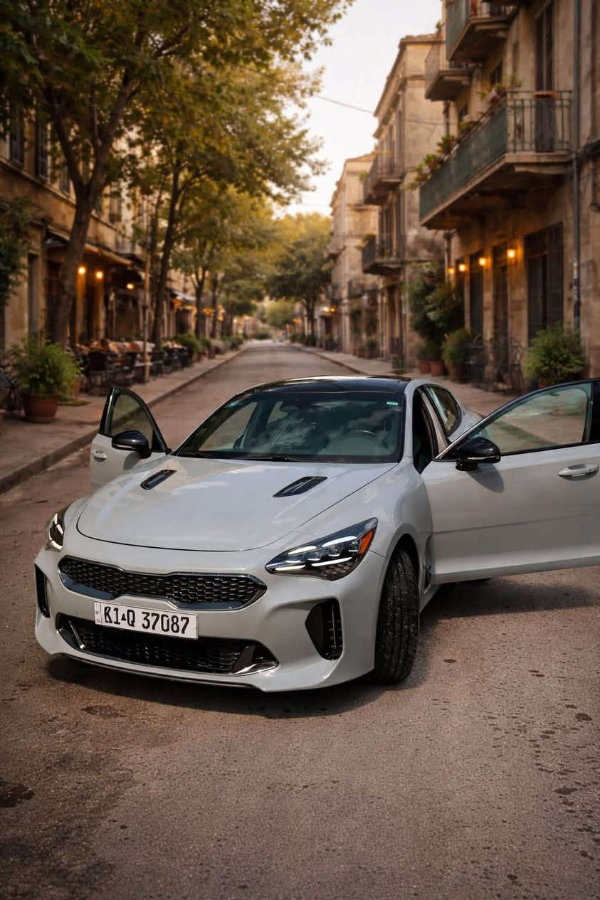 🔥 للبيع Kia Stinger  GT line 2023🔥
🚘 Kia Stinger GT line 
📅 موديل 2023
⚙️2500- Turbo
💨 300 -HP
🛞 51000 km

⭐ المواصفات:

• فتحة بانوراما 🌤️
• Apple CarPlay + Android Auto
• 5 وضعيات قيادة Drive Modes
• قطعتين تبريد أمامي وخلفي
• Auto Hold + Auto Stop
• حساسات أمامية + خلفية
• كشنات كهرباء + نظام ترحيب
كشنات جلد مع دوشمة جلد ايظآ
• مرايات كهرباء شفط
بيها بعد موصفات خير من الله 

🛠️ حالة السيارة:

• السيارة كاملة ومكملة من كلشي
• الحادث: باب وجاملغ كما موضح بالصورة
.
💰 للاستفسار :- ***********

📍 الموقع: بغداد– حي الجهاد

🔥 للجادين فقط — السيارة نظيفة ومواصفاتها مميزة.
وايدي بيهة دائماً بالدهن بالبانزين بالادامة ترايك وين متريد 

ملاحضة :رقم معوقين
