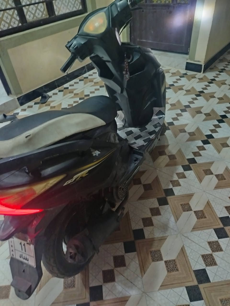 دراجه للبيع سكنس المكان ديالئ شهربان اخويه ادخل شوف التفاصيل يله اتخابرني رقم الهاتف *********** ابيع عل وضعه السعر ١٢٥ او بيه مجال
