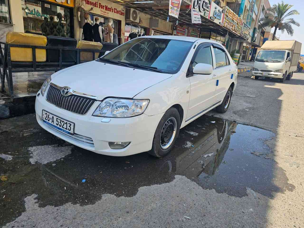 السلام عليكم
كورلا ٢٠٠٧ خليجي محرك ١٨٠٠
السياره مكفوله من گير ومحرك وتبريد 
والسياره كلين نظيفه عدا التكحيلات بيه شويه بارد بل جاملغ 
السياره نظيفه ودواخلها نظيف ومطلوب عليها ٩٧ وبيها مجال بسيط 
للتواصل على الرقم 
***********
